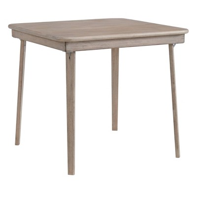 32" Stakmore Wood Folding Card Table Driftwood Finish