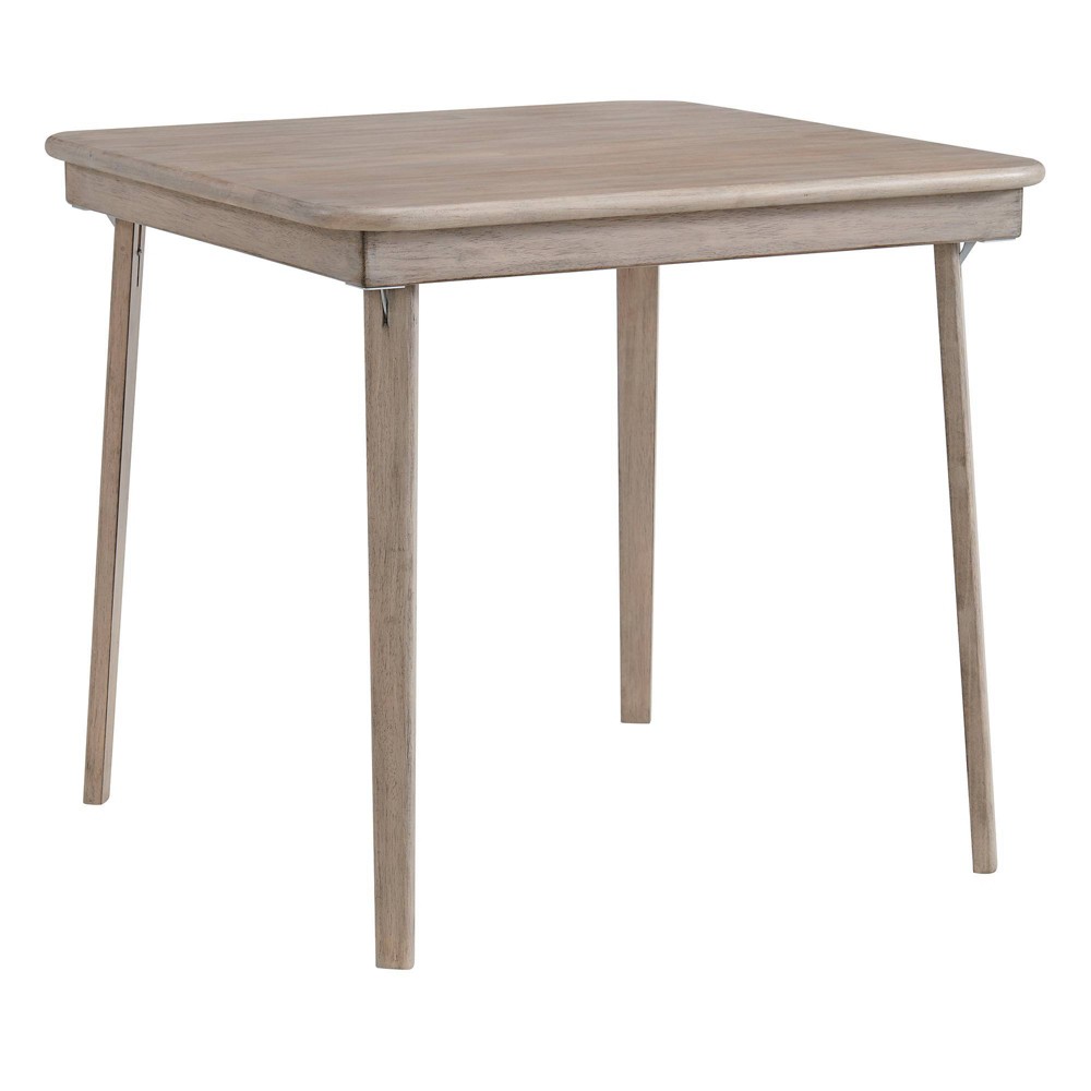 32" Stakmore Wood Folding Card Table Driftwood Finish