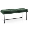 Nano 48" Upholstered Modern Double Layered Cushion Bedroom Bench - Maison Boucle - 2 of 4