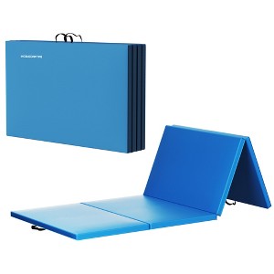 BalanceFrom Fitness 4'x8'x2" All Purpose Folding Gymnastics Exercise Mat - 1 of 4