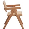 PAGED Outdoor Chairs Wicker Patio Dining Chairs with Water-Resistant Cushions and Woven Finish for Patio, Garden, Yard - 3 of 4