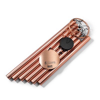 Nature's Melody 42-Inch Rose Gold Aluminum Wind Chimes