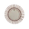 Decorative Wall Mirror, Pinwheel Design, Natural Willow Frame, Medium Brown - 3 of 3