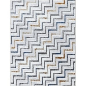 LunaLulinlk White Multi 5 ft. 3 in. x 7 ft. Area Rug - 1 of 4