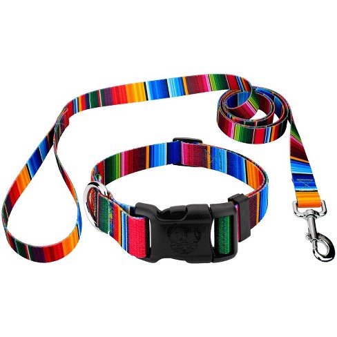 Luxury classic dog puppy collar matching leash set fashionable Brand LARGE  SIZE