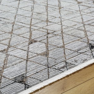 Hauteloom Luol Light Gray Area Rug - 1 of 4