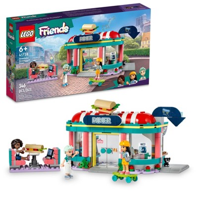 hovedpine overvældende Arthur Lego Friends Heartlake Downtown Diner Restaurant Set 41728 : Target