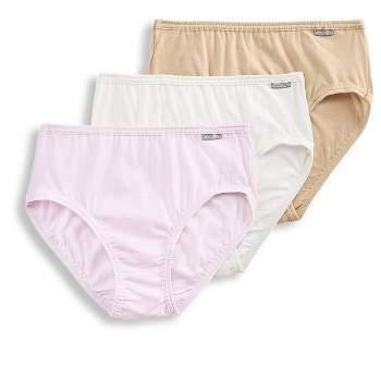 Jockey Womens Elance Brief 3 Pack Underwear Briefs 100% Cotton 5 Blue  Ribbon/mosaic Tile/fresh Pistachio : Target