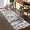 Modern Abstract Area Rug for Living Room, Large Non Slip Washable Living Room Rug, Low Pile Non-Shedding Soft Accent Carpet - 3 of 4