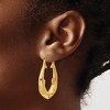 Black Bow Jewelry Large Kissing Dolphin Hoop Earrings in 14k Yellow Gold - 3 of 4