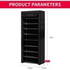 SUGIFT 10 Tier Shoe Rack Shoe Storage Cabinet with Dustproof Cover - 2 of 4