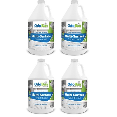 OdoBan Ready-to-Use Luxury Vinyl Floor Cleaner, Streak Free and Neutral PH Formula, 2 Gallons, Scentless