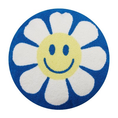 Smiley Flower Face Teen Decorative Pillow - Makers Collective