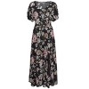 Women's Printed Puff Sleeve Maxi Dress - LASCANA - 2 of 4