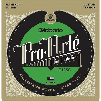 D'Addario EJ25C Pro-Arte Composites Flamenco Guitar Strings - Clear Nylon