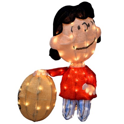 Peanuts 32" PreLit LED Yard Art with Lucy and Charlie Brown