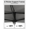 11'x11 Pop-Up Gazebo, Instant Outdoor Canopy Tent with Mosquito Nettings, Durable Steel Frame, for Patio, Garden, Courtyard - 3 of 4