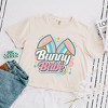 Simply Sage Market Women's Bunny Babe Colorful Ears Short Sleeve Relaxed Fit Cropped Tee - 2 of 4