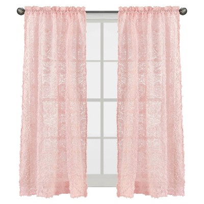 Set of 2 Rose Window Panels Blush Pink - Sweet Jojo Designs