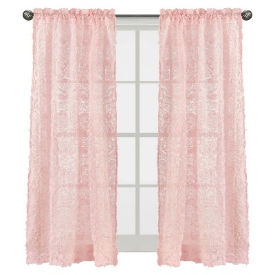 Set of 2 Rose Window Panels Blush Pink - Sweet Jojo Designs