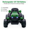 Acekool 12V Electric Ride-On Tractor with Trailer & Remote Control, Music, LED Lights, Safety Belt, 3 Speeds, Battery Powered Kids Vehicle - 4 of 4