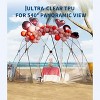 12x12 Ft Outdoor All Weather Pop Up Tent, 8-10 Person Instant Tent Shelter, Rainproof Camping Sun Shelter Coldproof & Windproof for Patio, Backyard - 4 of 4