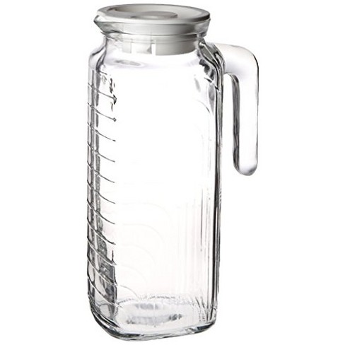 Bormioli Rocco Frigoverre Future 33.75 Oz. All Glass Pitcher With Airtight  Lid, Made From Durable Glass, Dishwasher Safe, Made In Italy,33.75 Oz. :  Target