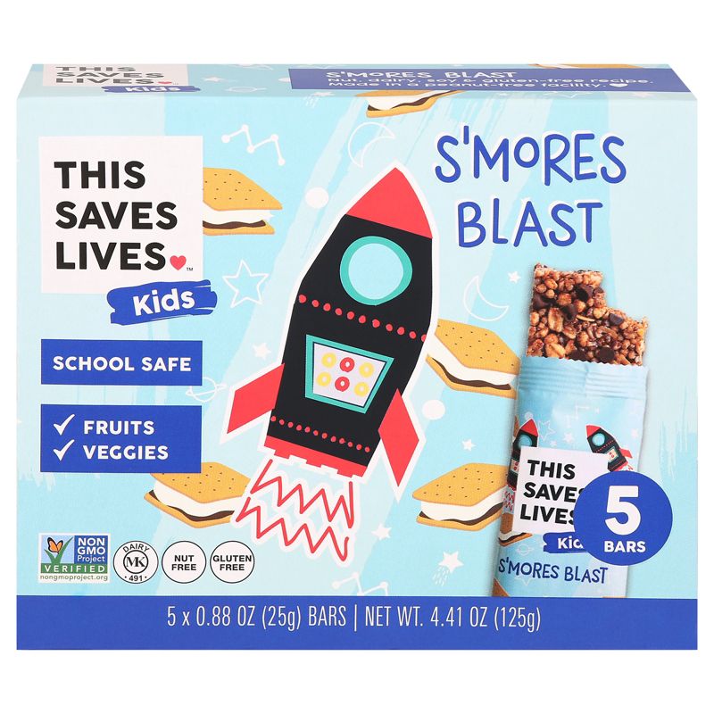 This Saves Lives S'Mores Blast Bars 5 Pack - Case of 12/4.41 oz, 2 of 8