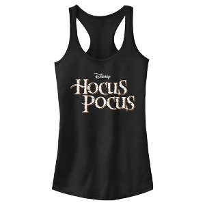 Juniors Womens Disney Hocus Pocus Classic Logo Racerback Tank Top - 1 of 4