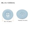 Unique Bargains Resin Snap Fastener Round Flat 4-Hole Sewing Buttons 10 Pcs - 2 of 4