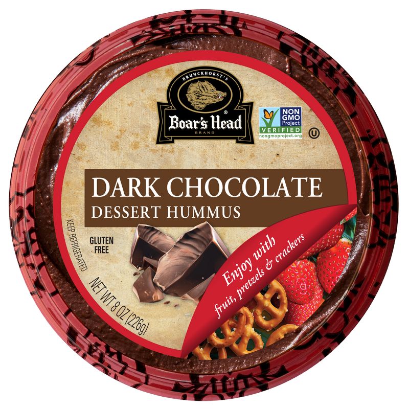Boar&#39;s Head Dark Chocolate Hummus - 8oz, 1 of 8