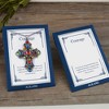 Anna-Kaci Silver Tone Stained Glass Rhinestone Cross Pendant Necklace Gift Message Card & Envelope Faith Jewelry Gifts - 4 of 4