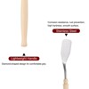 Unique Bargains Stainless Steel Wood Handle Flexible Polished Knife for Oil Acrylic - 4 of 4