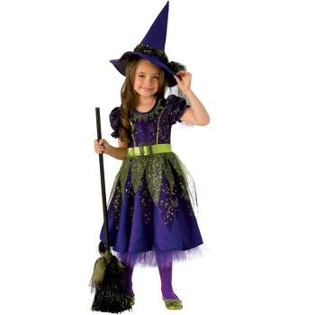 Rubies Girl's Pretty Witch Light Up Costume Medium : Target