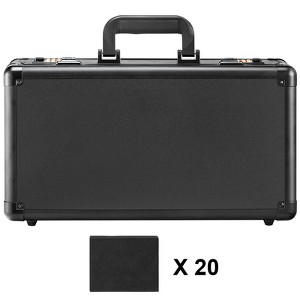 VEVOR Graded Card Storage Box, 4 Slots, Graded Sports Cards Holder Carrying Case, for 108 PSA Graded Cards 76 BGS Cards 84 SGC Cards 388 Top Loaders - 1 of 4