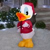 Gemmy Christmas Inflatable Donald Duck in Santa Suit, 3.5 ft Tall, Multi - image 2 of 2