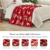 Amelie Home Chenille Knit Throw Blanket, Reversible Christmas Pattern, Cozy Holiday Decor Gift for Bed & Couch - 4 of 4
