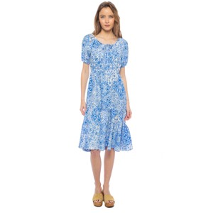 Parker and Rowe | Linen Printed Maxi Dress - 1 of 3