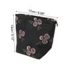 Unique Bargains Women Retro Jacquard Makeup Bag Pink 1 Pc - 3 of 3
