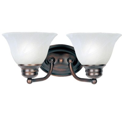 Maxim Lighting Malaga 2 - Light Vanity in  Oil Rubbed Bronze