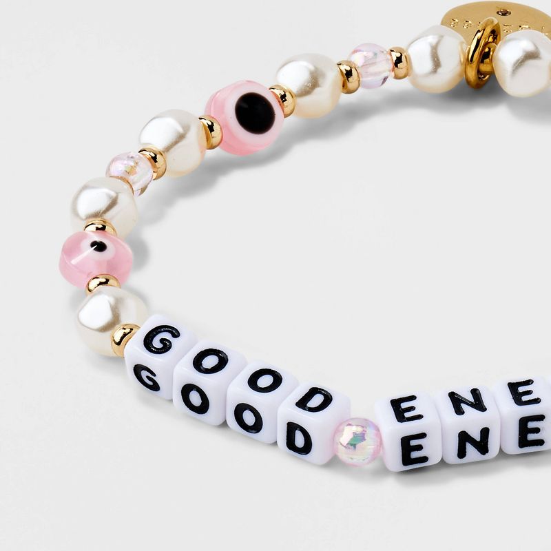 Little Words Project Good Energy Beaded Bracelet, 5 of 8