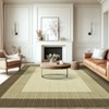 Bordered Machine Washable Rug with Rubber Backing for Living Room Modern Solid Rug for Bedroom Non Slip Stain Resistant Carpet for Dining Room - 4 of 4