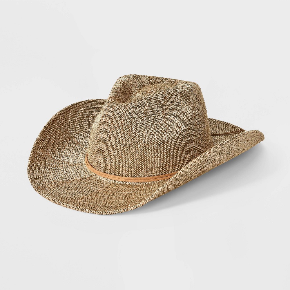 Knit Sequin Cowboy Hat - Wild Fable™ Camel