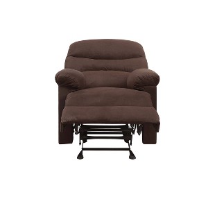 Acme Furniture Arcadia Microfiber Reclining Sofa Chocolate - 1 of 4