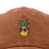 Dalix Pineapple Embroidered Cap Cotton Baseball Summer Cool Dad Hat Mens - 2 of 4