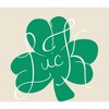 Luck Four-Leaf Clover Adult Short Sleeve Tee for St. Patrick's Day - 2 of 2