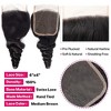 Jessie's Wig 12-20 Inch Lace Frontal Loose Wave  4x4  Lace Natural Black 1 Pc/Pack - 2 of 4
