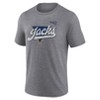 NCAA Northern Arizona Lumberjacks Men's Gray Triblend T-Shirt - 2 of 3