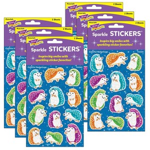 TREND Enterprises Colorful Hedgehogs Sparkle Stickers 24/Pack 6 Packs/Bundle (T-63365-6) - 1 of 3