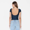 Women's Short Sleeve Boatneck Synthetic T-Shirt - Wild Fable™ - 3 of 4